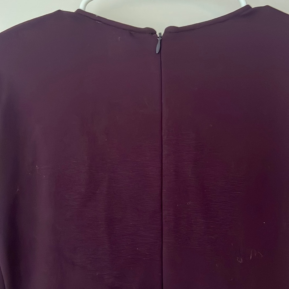 Aritzia Wilfred Scriva Dress Size Medium Bordeux/Purple - Picture 8 of 9